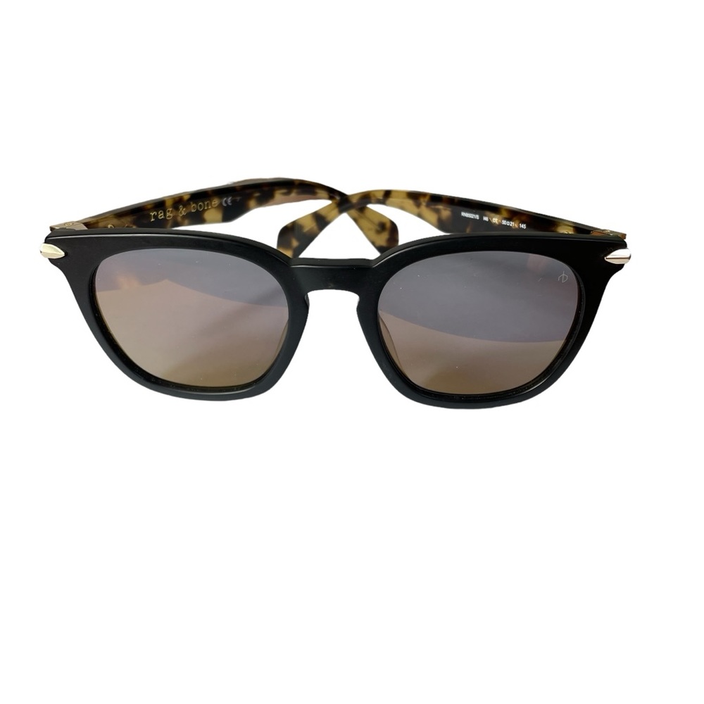 rag & bone Black and Tortoise Sunglasses